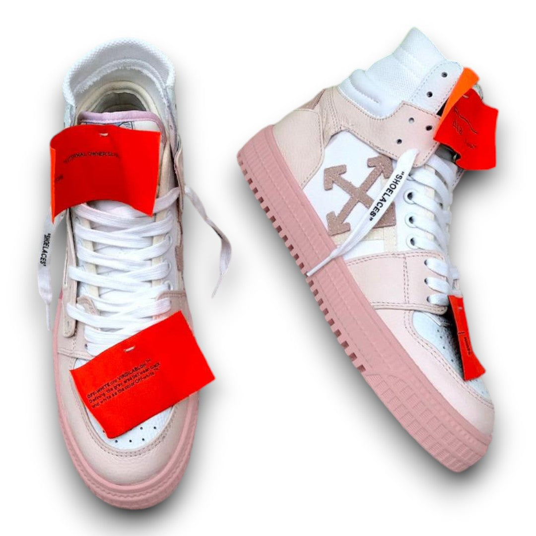 Off White Court 3.0 (Pink And White)